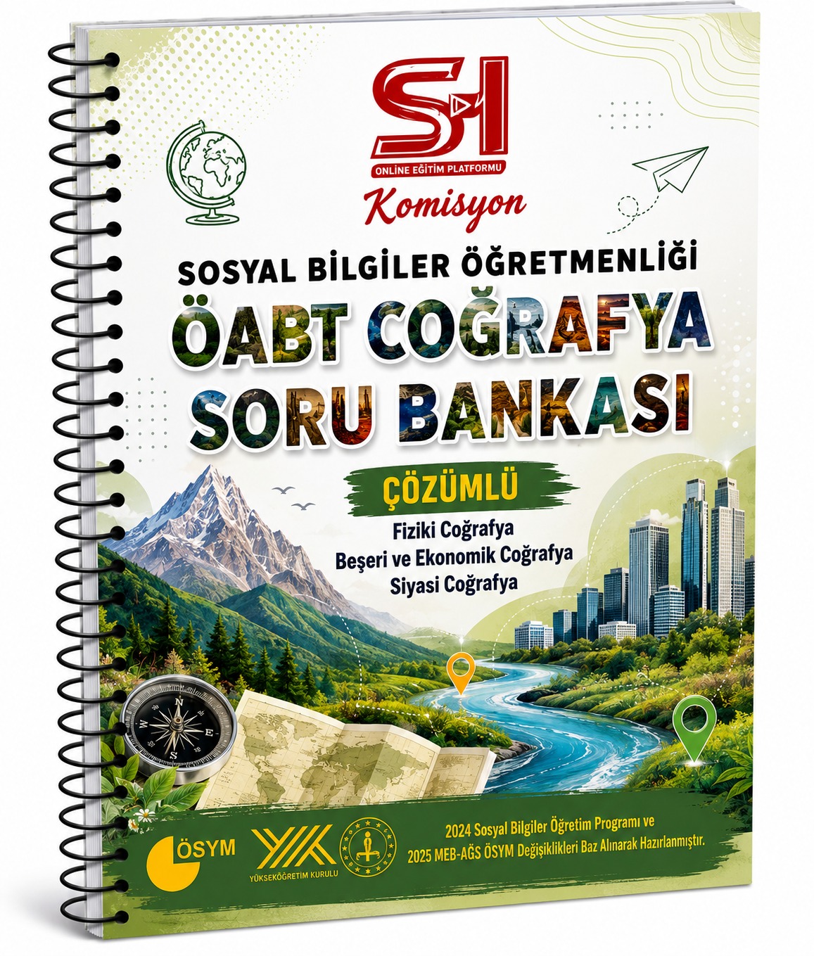 2027 ÖABT Coğrafya Çözümlü Soru Bankası Sosyal Bilgiler
