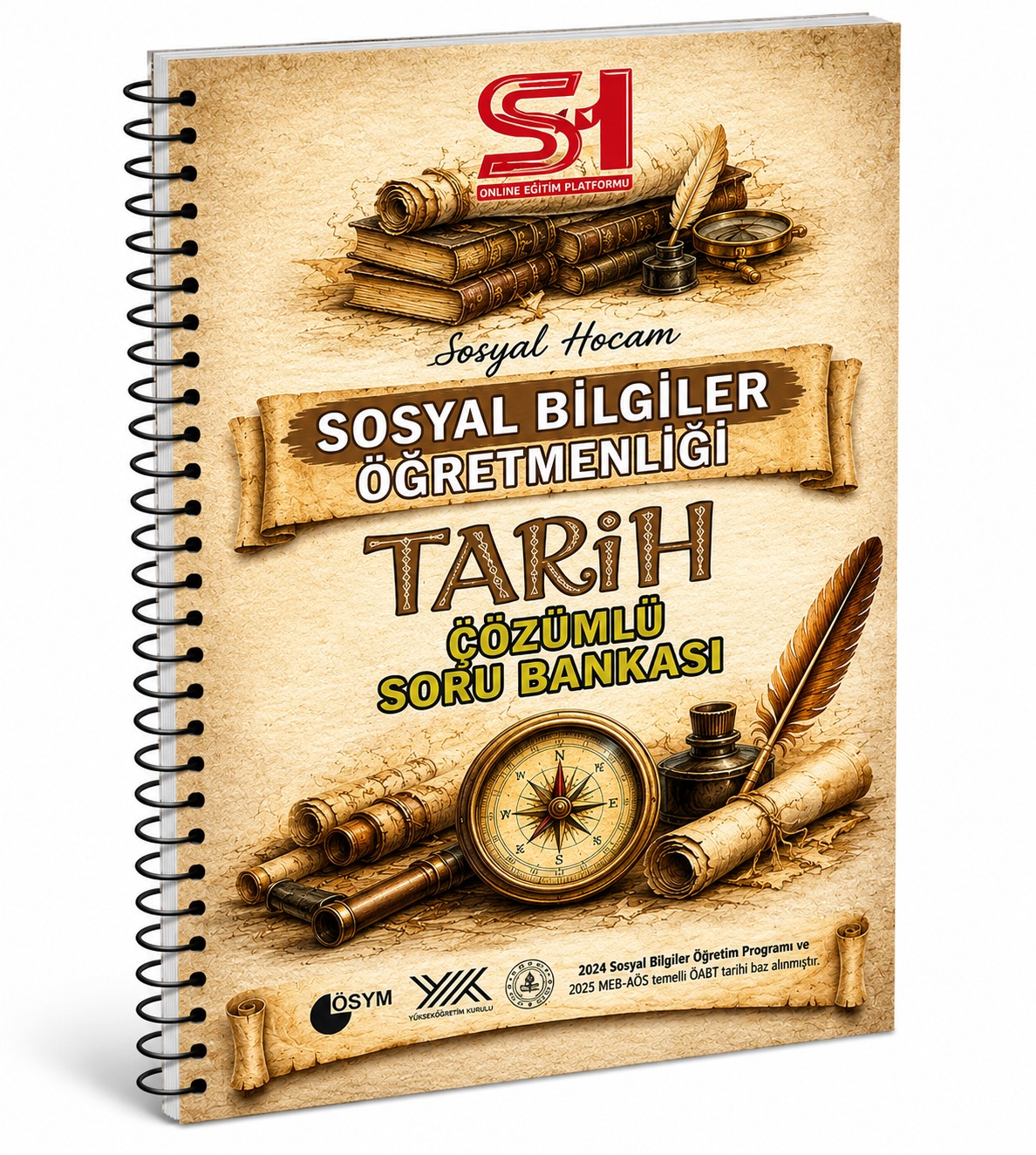 2027 ÖABT Tarih Çözümlü Soru Bankası Sosyal Bilgiler