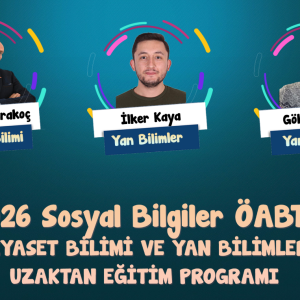 Sosyal Bilgiler ÖABT 2026 Siyaset & Yan Bilimler Uzaktan Eğitim Paketi