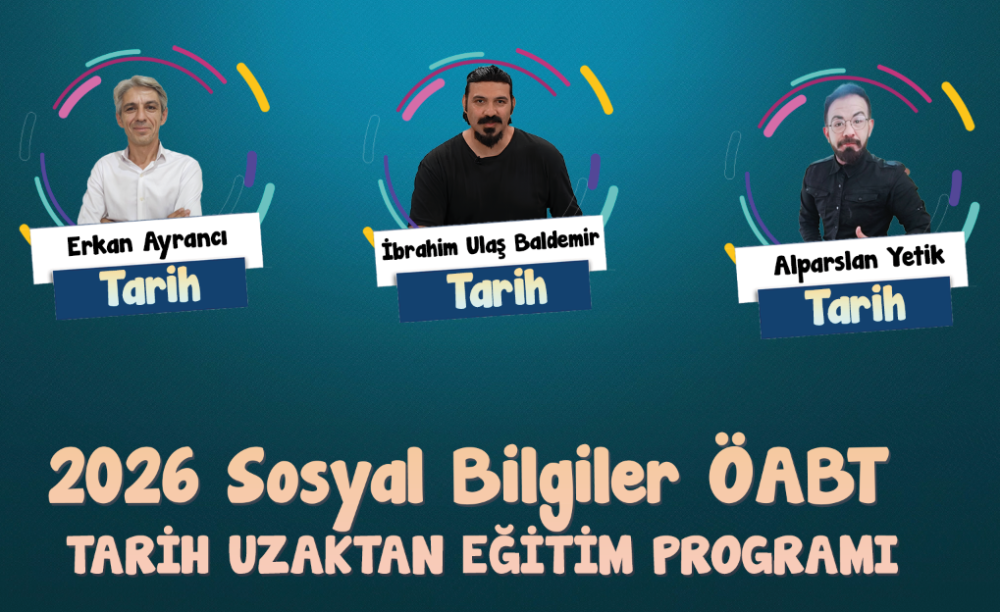 Sosyal Bilgiler ÖABT 2026 Tarih Uzaktan Eğitim Paketi