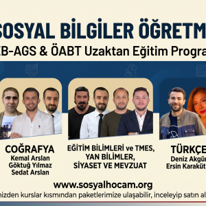 Sosyal Bilgiler ÖABT & MEB-AGS 2027 Uzaktan Eğitim Paketi