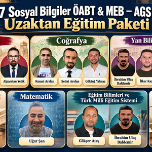 Sosyal Bilgiler ÖABT & MEB-AGS 2027 Uzaktan Eğitim Paketi