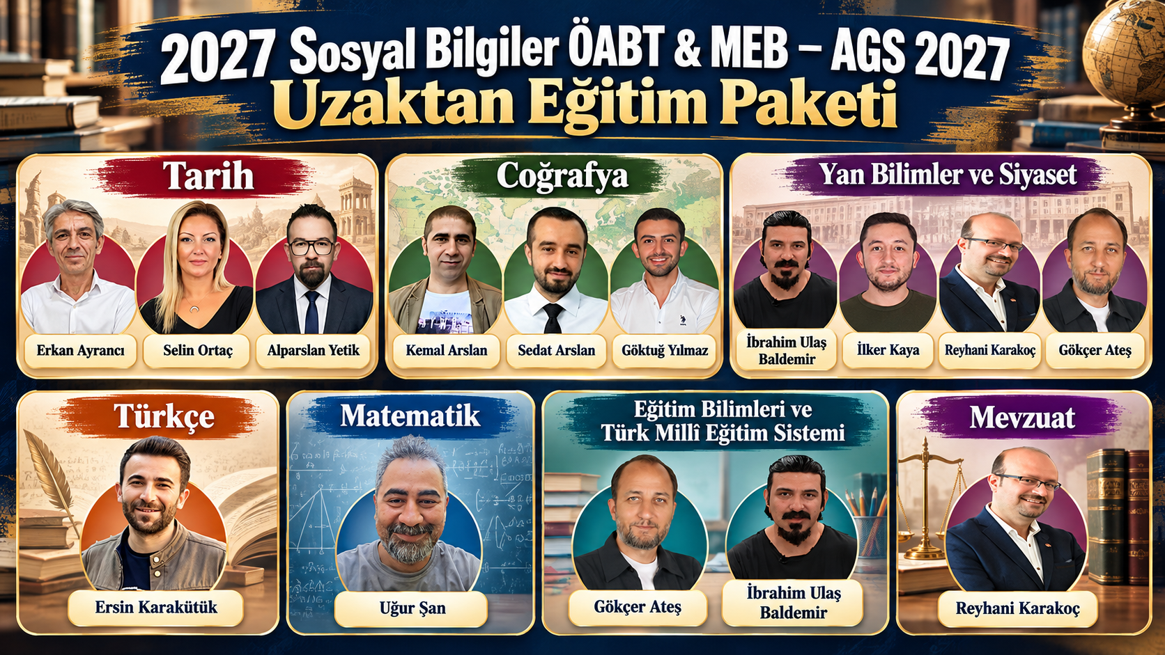Sosyal Bilgiler ÖABT & MEB-AGS 2027 Uzaktan Eğitim Paketi